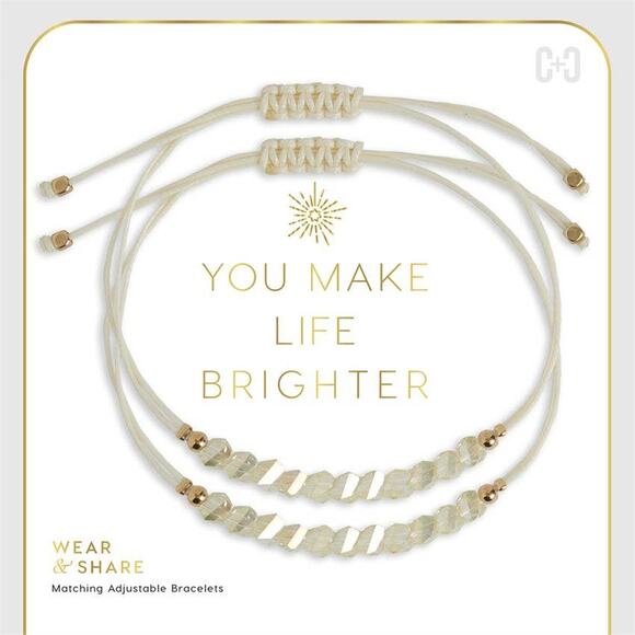 Wear + Share Bracelet Set Cream - Picture 1 of 3